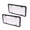 2PCS License Plate Cover Frame Transparent License Plate Protection Frames for United States Canada