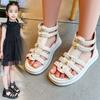 Girls Summer Fashion Open Toe Roman Sandals Soft Sole Big Kids Princess Shoes