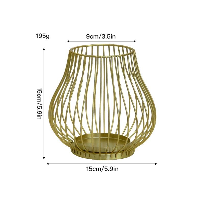 Iron Candlestick Ornaments, Romantic Decorations for Living Room Dining Tables, and Home Romantic Display Arrangements