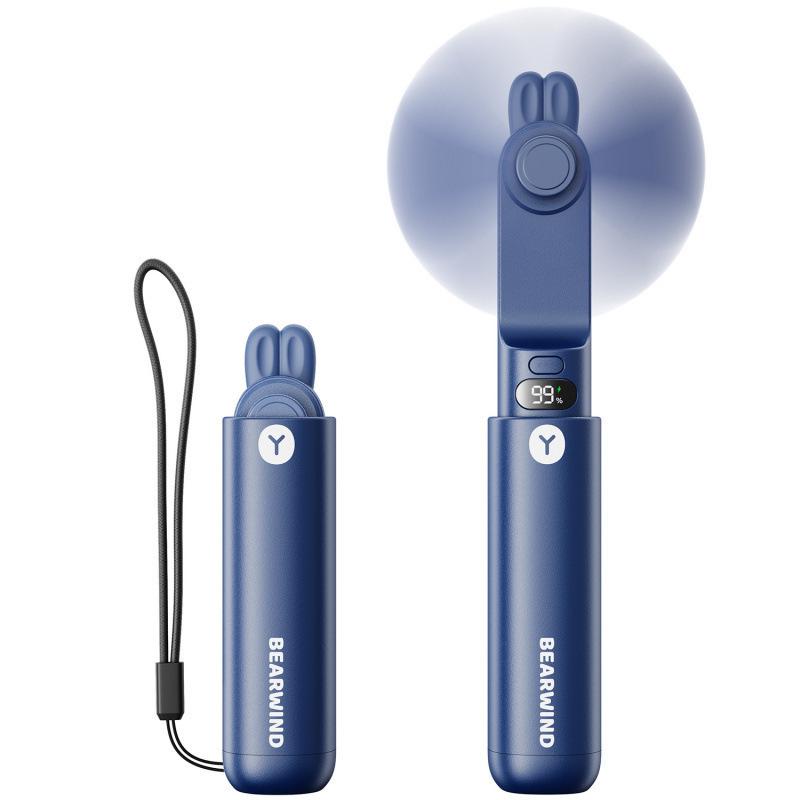 Portable Rechargeable Silent Mini Bear Handheld Fan 2000mAh