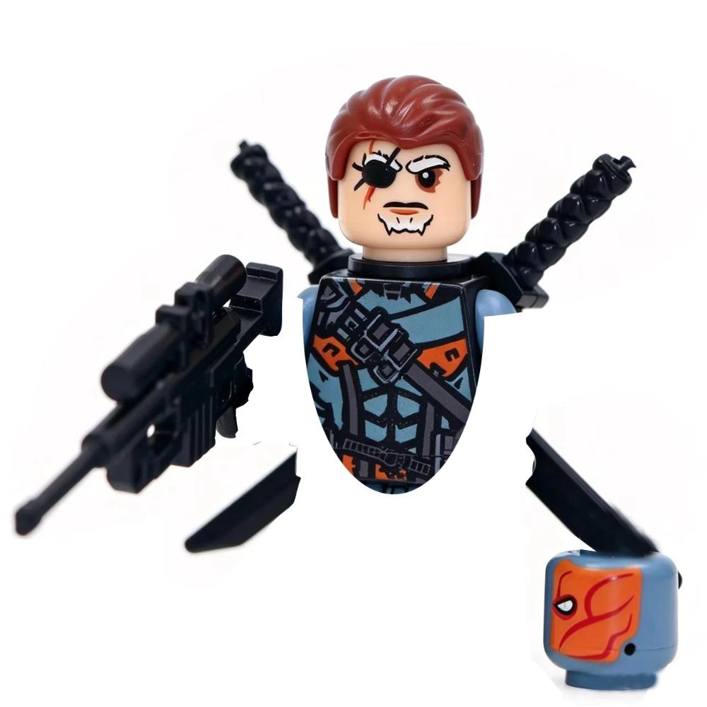 Popular Toys Marvel Hero Hawkeye Widow Spider Man Venom Captain America Superman Handmade Splicing Toy Birthday Gift