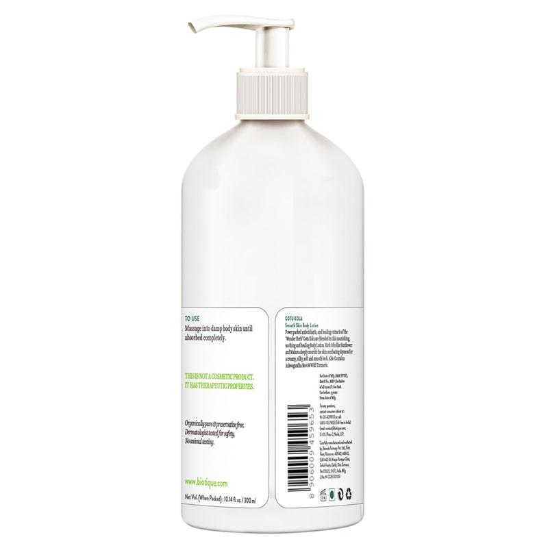Biotique Gotu Kola Body Lotion For Dry Skin 300ml – Natural Hydration, Smooth & Soft Skin, Nourishing Cream
