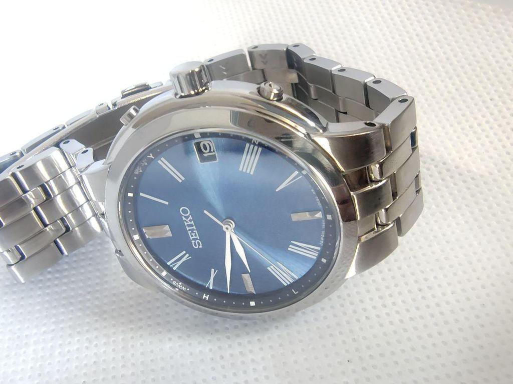[USED] Seiko Navy 7B24-0BS0 Radio Solar Watch
