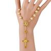 One Decade Auto Rosary Beads Catholic Bracelet Saint Benedict Crucifix Divine Mercy Gift for Women Men