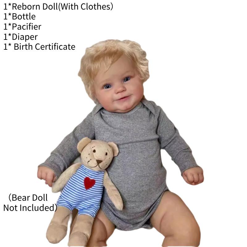 

Adorable 50cm Maddie Lifelike Reborn Doll Soft Vinyl Toy For Childrens Playtime