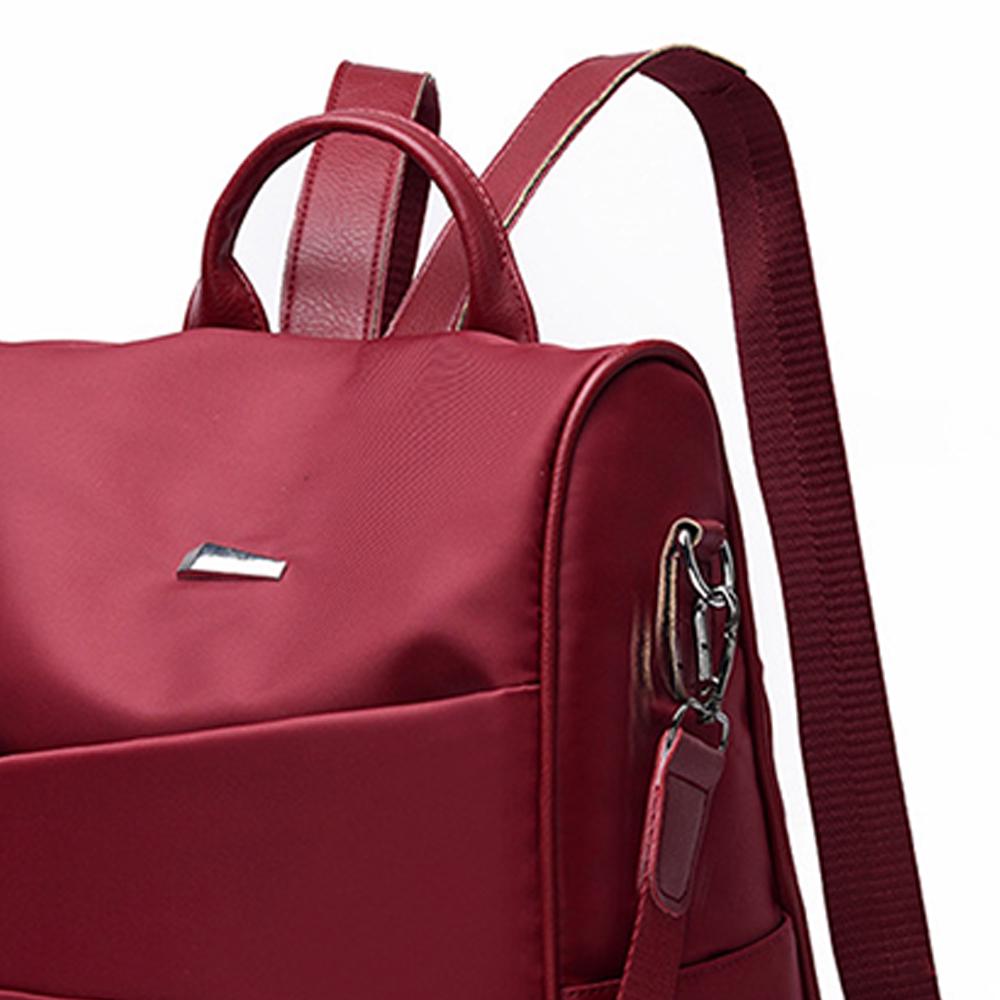 Dámský batoh Oxford látkové prošívání Měkký povrch Jednobarevný batoh přes rameno