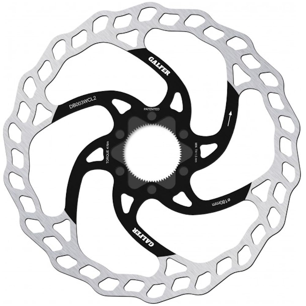 GALFER BRAKING SYSTEMS Disc Brake Rotor DB002W2CL DISC WAVE for MTB (Center Lock) 160/2.0mm