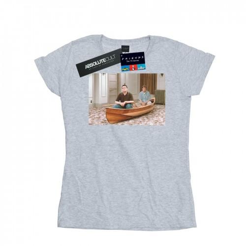 

Friends Womens/Ladies Boat Photo Cotton T-Shirt білий