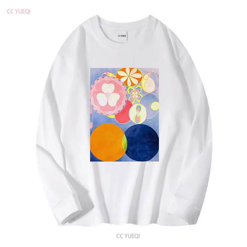 The Ten Largest No 2 Hilma Af Klint Painting T Shirt Art For Her Him Lover Vintage Washed Homme Versatile Fashion Comfortable