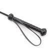 Hand-Woven Leather Whip Cane Paddle - Flirting & Discipline Toy