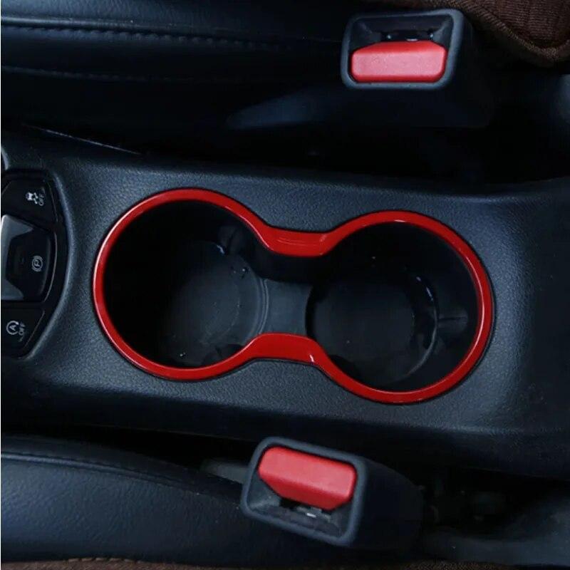 

Хромированный передний держатель чашки для воды My Good Car, панель, отделка, внутренние декоративные наклейки для Jeep, новый компас 2017 2018, аксессуары красный