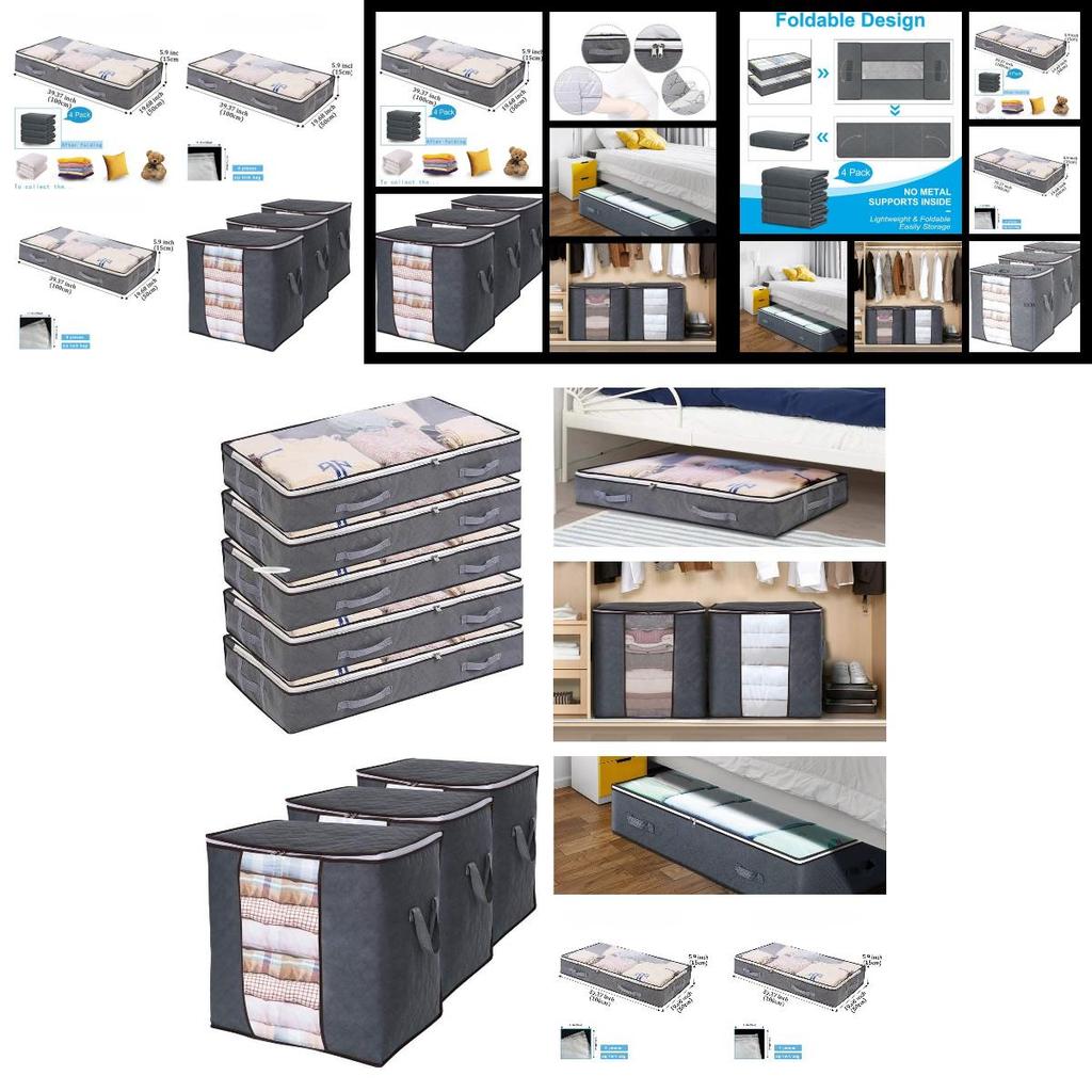 Mehrzweck Vliesstoff Nachttisch Aufbewahrungsbox für Schlafzimmer Unordnung und Kleidung