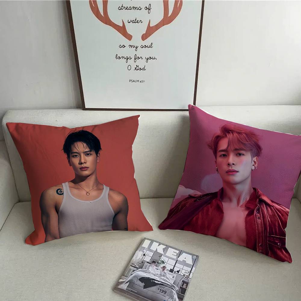 Host J-JacksonS W-WangS Pillow Case Home Decor Throw For Sofa Bed Car Room Decor Gift Idea