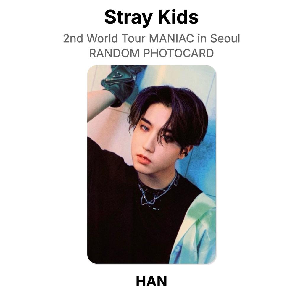 Stray Kids 2nd World Tour MANIAC In Seoul RANDOM PHOTOCARD Official Photocard