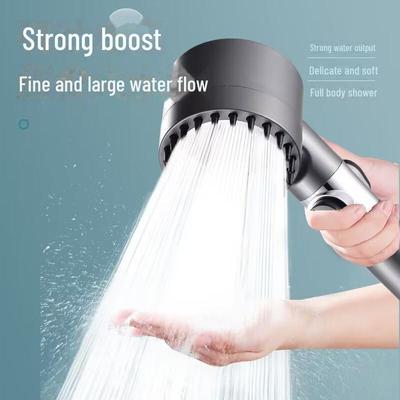High-Pressure Handheld Shower Head with Filter and Massage Function