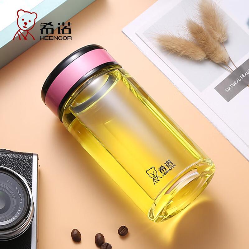 

Heenoor XN-7552 Portable Glass Cup, 320ML