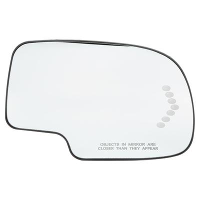 Side Heated Mirror Glass Rear View Mirror Glass with LED Turn Signal Lamp Replacement for Avalanche