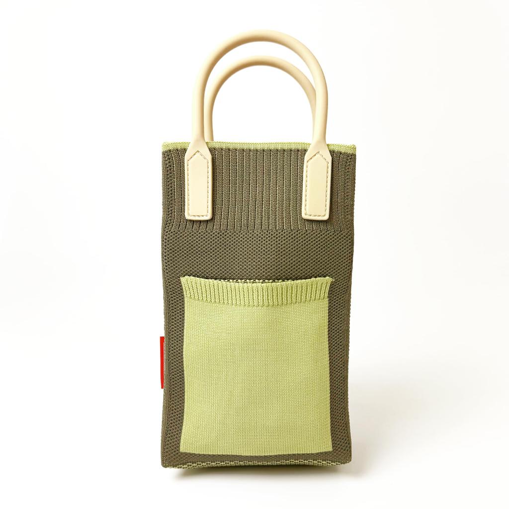 8586 SNOOPY Mini Tote Bag with Shoulder IP BR Silicone Handle Peanuts9E [Rootote] (01 Beige)