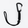 Outdoor Tactical Carabiner Keychain: Emergency Paracord Lanyard with Anti-Loss Buckle