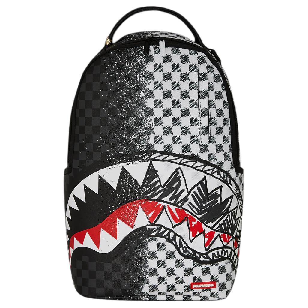 

Новый рюкзак SPRAYGROUND из ПВХ, унисекс, черно-белый, W1135718 29.0*16.5*46.0CM
