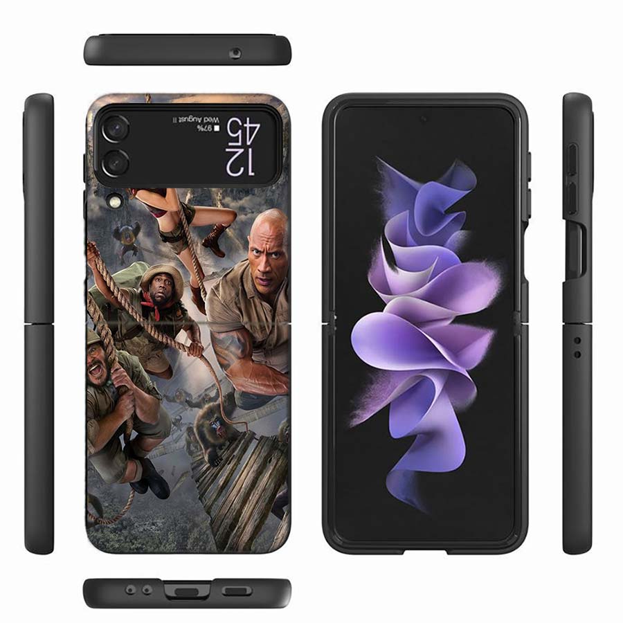 Jumanji Welcome to the Jungle Phone Case For Samsung Z Flip 6 7 5G Z Flip 5 Galaxy Z Flip 3 4 5G ZFlip Shockproof Hard Cover TPU