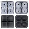 Diamond Pattern Ice Cube & Ball Mold Set