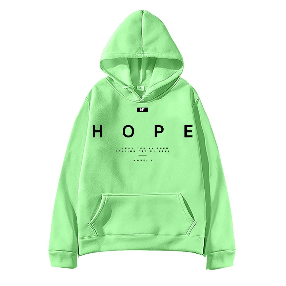 NF Hope Mikina Módní Hip Hop Nové Mikiny s Kapucí Rapper Nf Hope Tour Pulovry Harajuku Dlouhý Rukáv Volný Streetwear Unisex