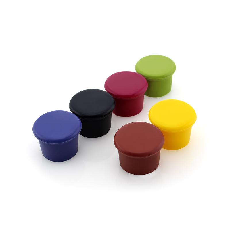 3PCS Silicone Red Wine Bottle Stopper Silicone Wine Stopper Leak Free Freshness Wine Plug Beer Beverage Champagne Closures