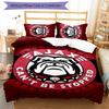 3pcs Ajax FC Design Cover Set - HD Printed Bedding with 1 Cover and 2 Pillowcases - Perfect for Home and Dorm Decor