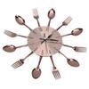 Kitchen Wall Clock Multipurpose Cutlery Kitchen Utensil Clock for Kitchen Restaurant Home Decor