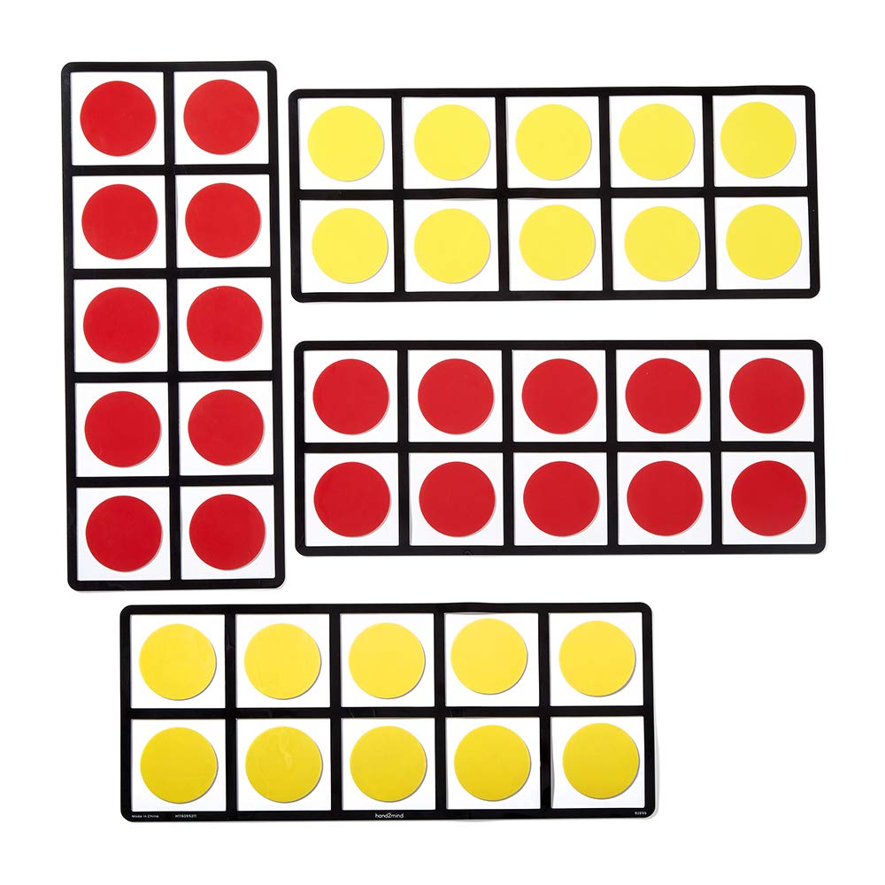 Learning Resources Math Materials Ten Frame Counter Set for Teachers Authentic (92856)
