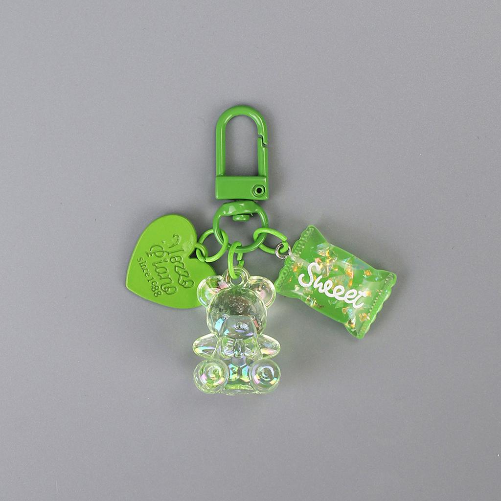 Kolorowy breloczek do kluczy w kształcie serca Ozdoba Stylowy dodatek do kluczy Unikalne ozdoby do torebki dla osób podążających za modą