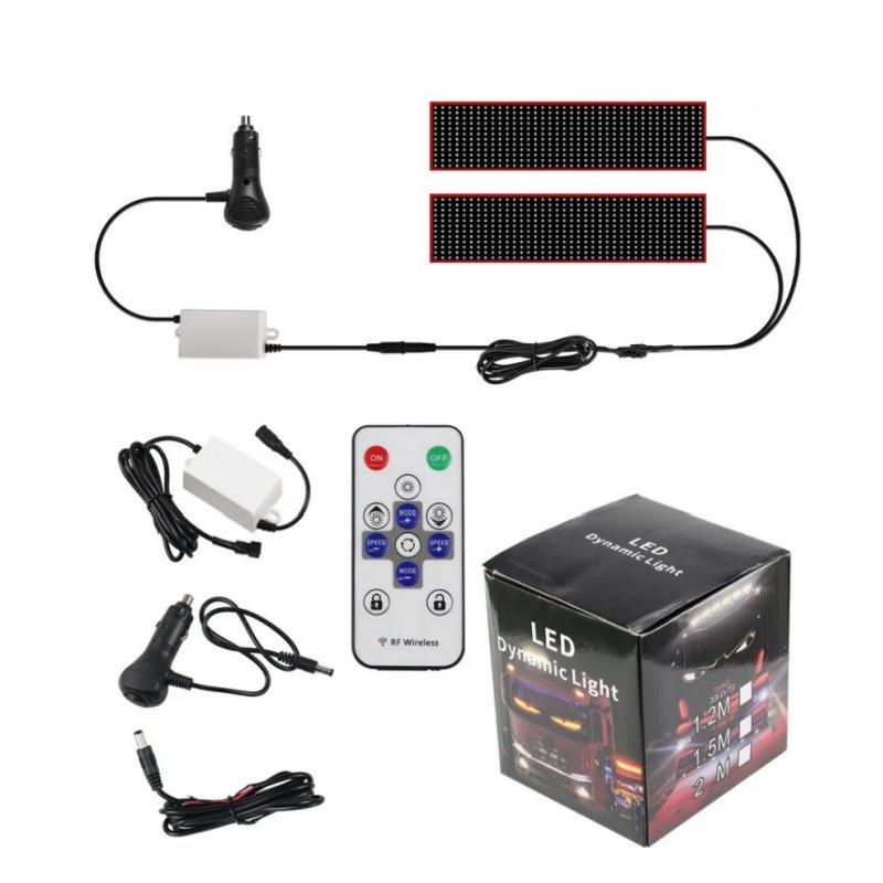 Devil Eye LED Flexible Screen for Truck Windows - Remote Control Interior Atmosphere Light.