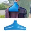 Inflatable Clothes Hangers 5PCS PVC Stable Windproof Blow Up Travel Hangers Folding Space Saving Hook PVC Inflatable Hanger