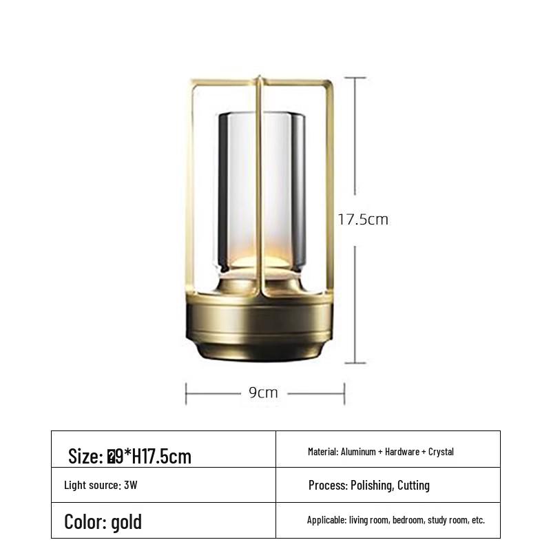 Portable Decorative Bedside Table Lamp for Bars, Restaurants, and Outdoor Camping