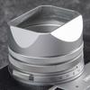 For Fujifilm X100V X100VI Square Camera Lens Hood Metal Screw-in Lens Hood Lens Cap Replaces Photography Accessories