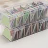 Verstellbares Fach Transparenter Kartenorganizer Schutzdeckel und Anpassbare Fächer zur Kategorisierung von Karteikarten Visitenkarten