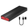 Boîtier adaptateur pour SSD M.2 NGFF NVME 6/10 Gbps Boîtier SSD externe USB 3.2 Gen2 Type C pour SSD NVMe Taille 2230/2242/2260/2280