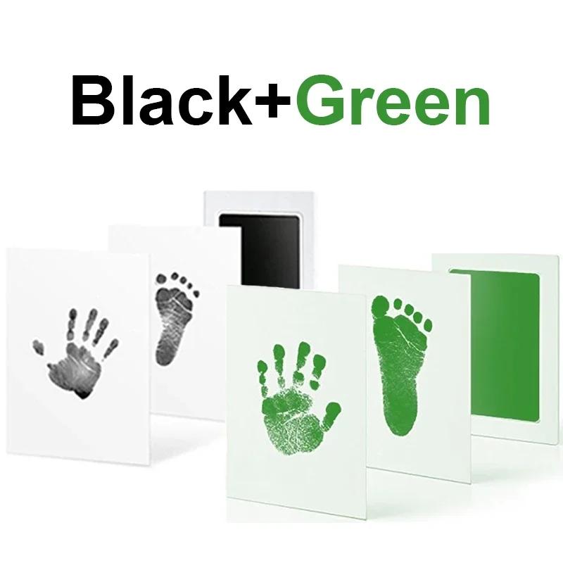 2pc Newborn Baby Handprint Footprint Markers Ink Pads Safe Non-toxic No-Touch Skin Inkless Inkpad Kits Pet Paw Prints Souvenirs