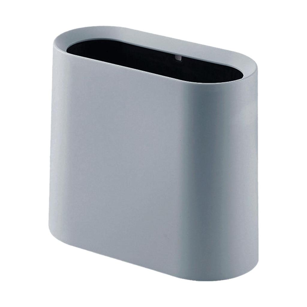 Slim Trash Can Garbage Can Washable Multipurpose Modern Easy to Clean Waste Bin for Office Bedroom Home Living Room Kitchen