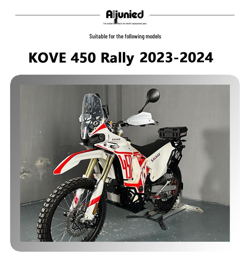 KY450 Rally Fuel Tank Protection Bumper with Engine Guard and Center Rubber Pad