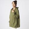 Ocean Pacific Nylon Lightweight Rash UV Khaki Parka, Outerwear, Guard, Protection, Oversized,
