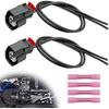 2Pcs ABS Wheel Speed Sensor Wiring Harness Connector Pigtail Plug Compatible with Jp Chevy GMC Replace OE 68065018AA 3U2Z14S411BXAB 19352068