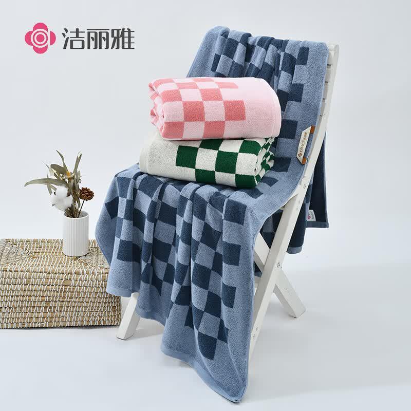 Grace Checkerboard Absorbent Adult Bath Towel Large