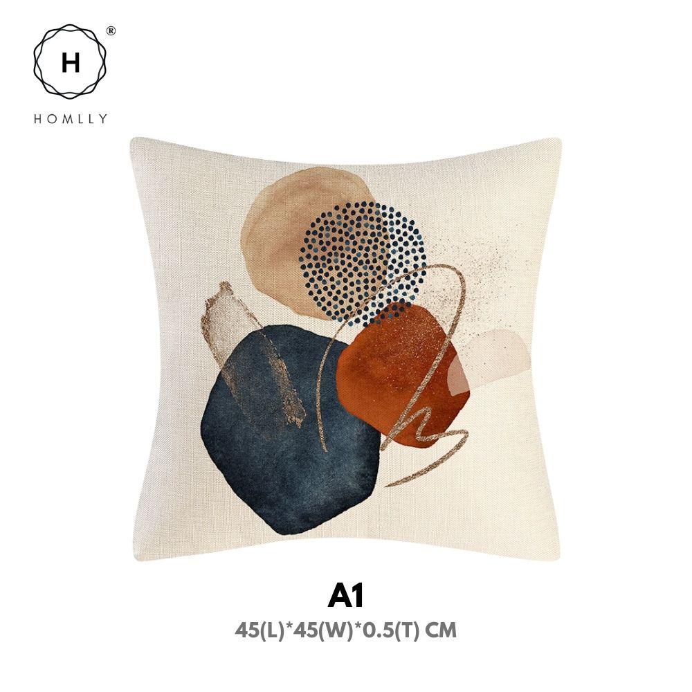Homlly Dotti Mid Century Cushion Pillow Cover (X2 PCS) A1 X2