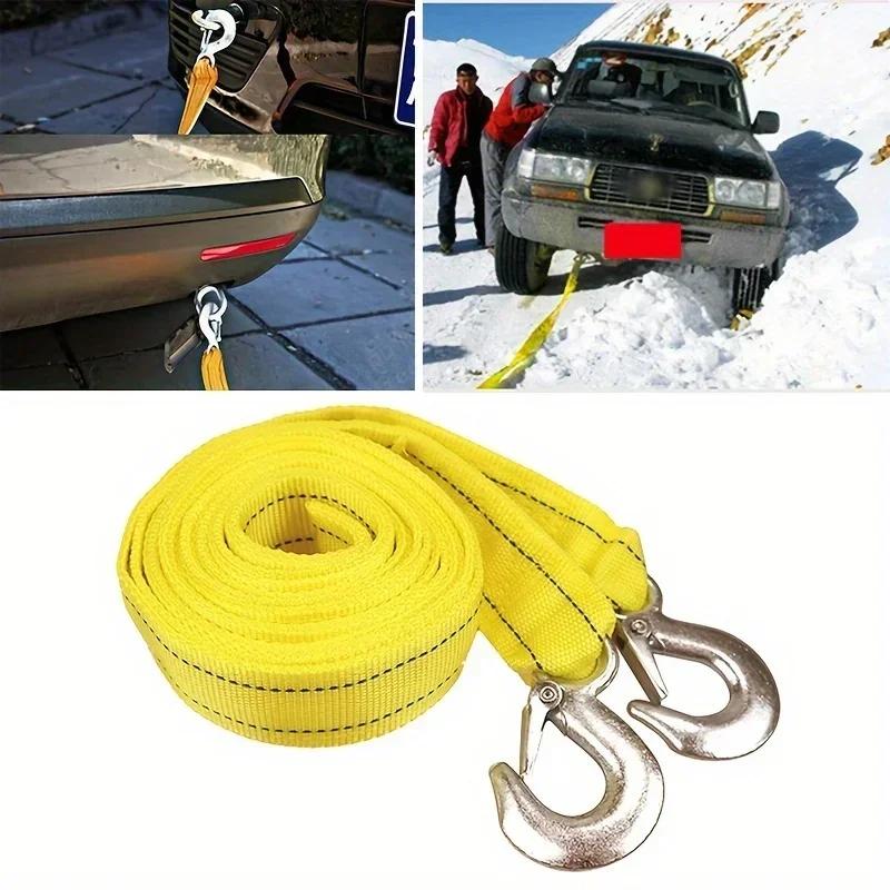 Car Duty 5 Ton Towing Rope Durable Nylon Recovery Strap with Storage Bag for Emergency Vehicle Assistance Perfect For SUV