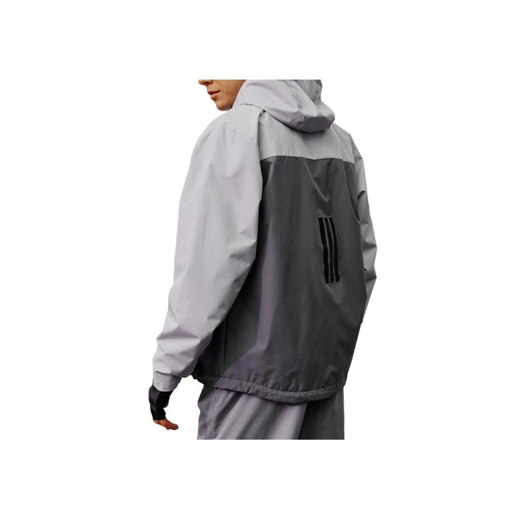adidas Gewebte Minimalistische Bequeme Weiche Freizeitjacke Herrenjacke Grau Graugrün KB1752