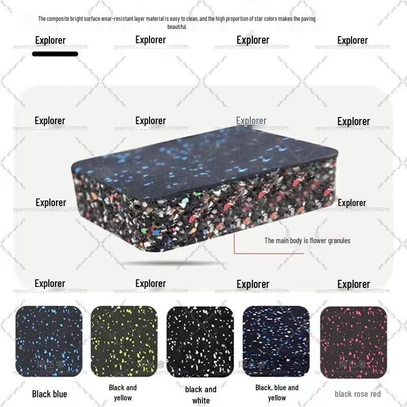 Tancolzhe Composite Gym Floor Rubber Mat