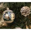 Set of 4 baubles/60mm in a tube