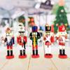 5x Nutcracker Soldier Figures Set Handcraft Ornaments for Lawn Year Gifts